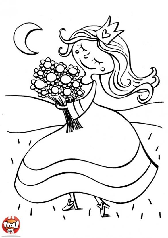 księżniczka – kolorowanki (18)