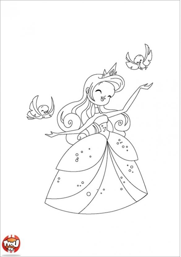 księżniczka – kolorowanki (21)