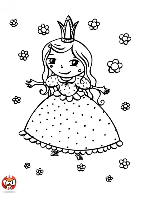 księżniczka – kolorowanki (33)