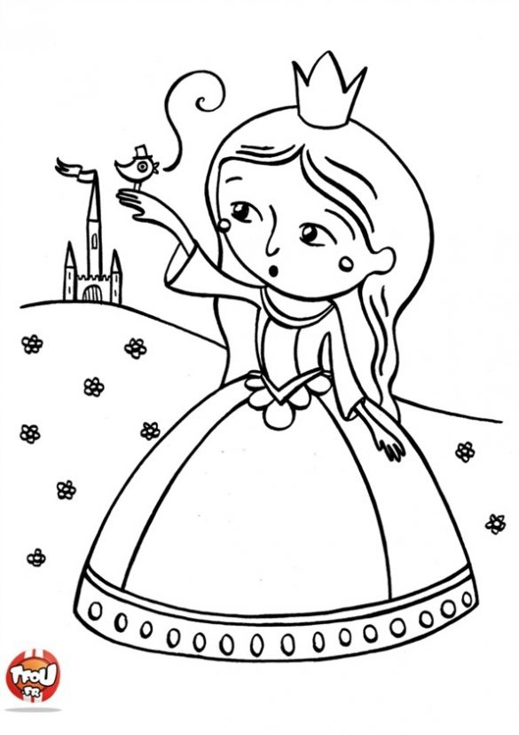 księżniczka – kolorowanki (36)