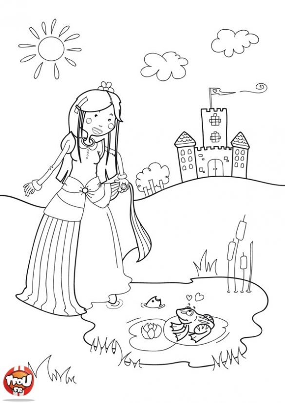 księżniczka – kolorowanki (37)