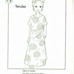 Kolorowanka Yoruba dla dzieci do druku i kolorowania.