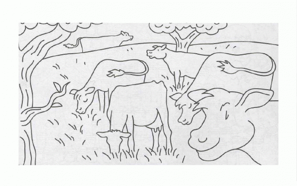 produkcja mleka, jedzenie – kolorowanka (33)