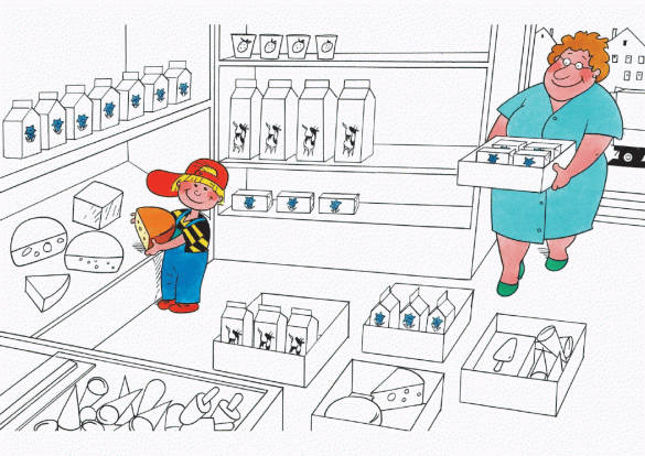 produkcja mleka, jedzenie – kolorowanka (34)