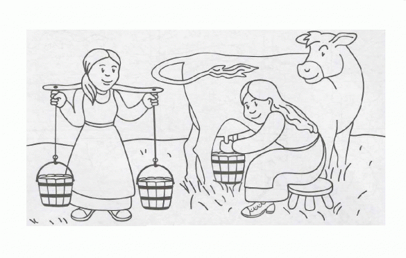 produkcja mleka, jedzenie – kolorowanka (35)
