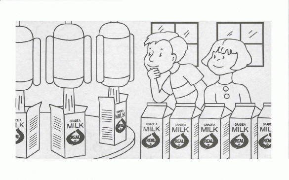 produkcja mleka, jedzenie – kolorowanka (41)