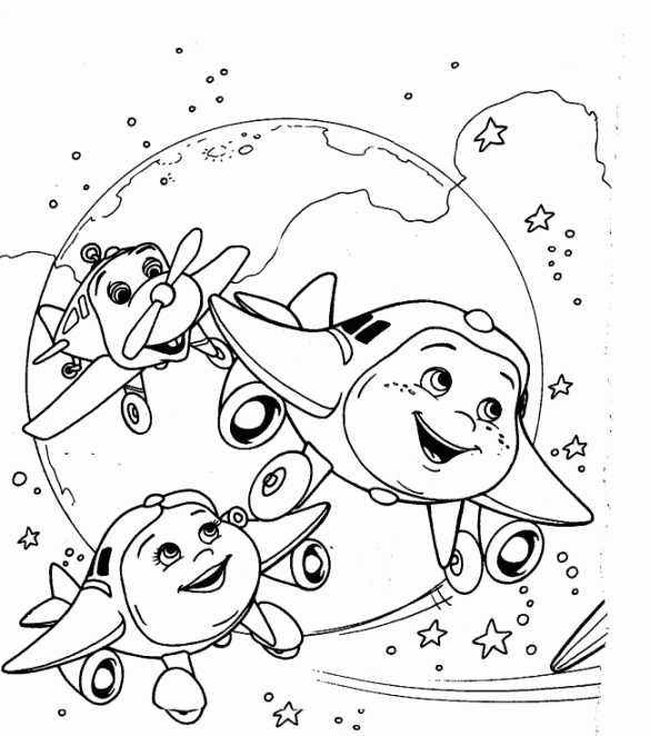 samolot jay jay – kolorowanka (14)