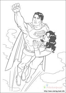 Superman i Lois Lane – kolorowanka Superman i Lois Lane - kolorowanka do druku