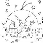 UFO z antenami i uśmiechniętą twarzą do kolorowania.