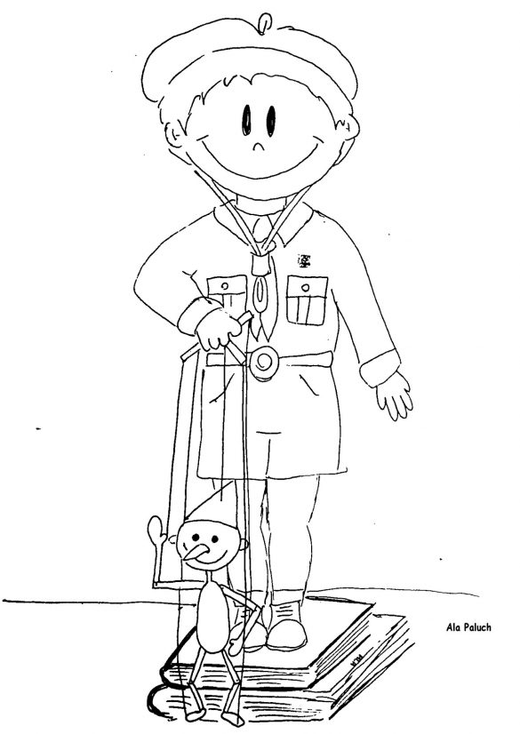 zuch, harcerz – kolorowanka (10)