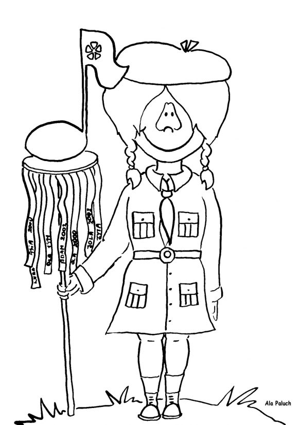 zuch, harcerz – kolorowanka (11)