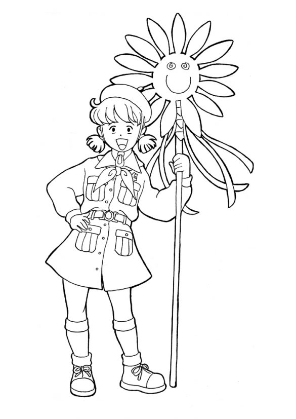 zuch, harcerz – kolorowanka (17)