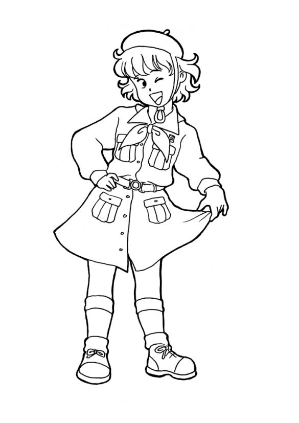 zuch, harcerz – kolorowanka (19)