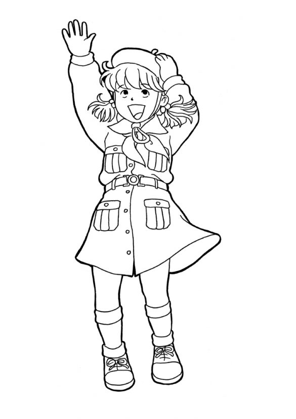 zuch, harcerz – kolorowanka (22)