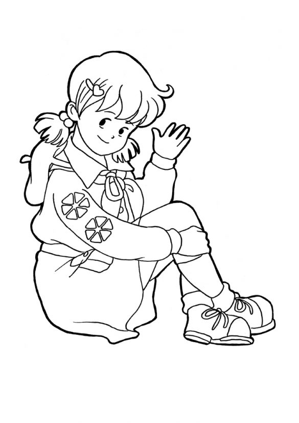 zuch, harcerz – kolorowanka (23)