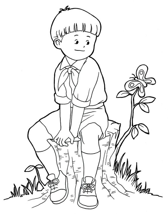 zuch, harcerz – kolorowanka (37)