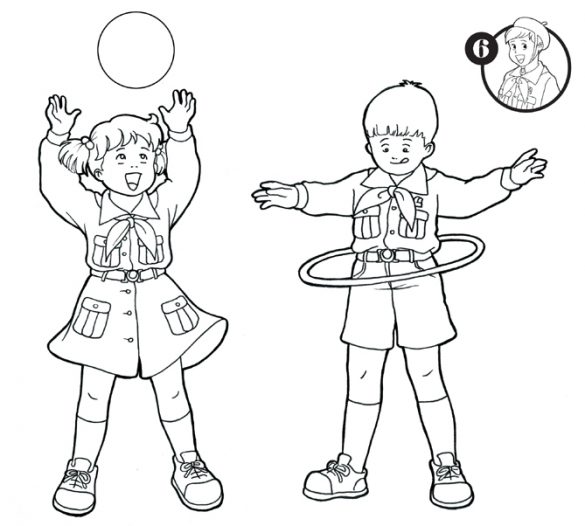 zuch, harcerz – kolorowanka (48)