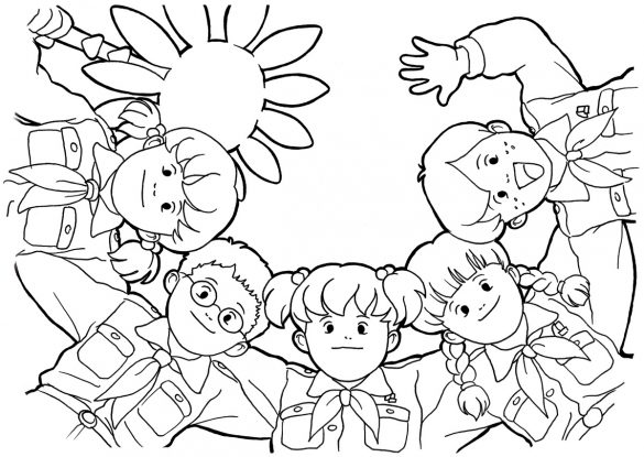 zuch, harcerz – kolorowanka (6)