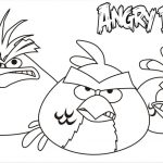 Kolorowanki Angry Birds do druku dla dzieci.