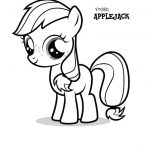 Kolorowanka Applejack z My Little Pony do druku dla dzieci.