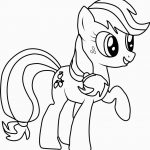 Kolorowanka Applejack z My Little Pony do druku dla dzieci.