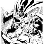 Kolorowanki Batman i Superman do wydrukowania dla dzieci.