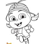 Kolorowanka Buzz z serialu Beat Bugs do druku dla dzieci.