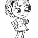 Kolorowanka do wydrukowania z postacią z serialu Beat Bugs.
