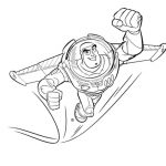 Kolorowanka Buzz Astral z filmu Toy Story do wydrukowania.