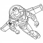 Kolorowanka Buzz Astral z filmu Toy Story do wydrukowania.