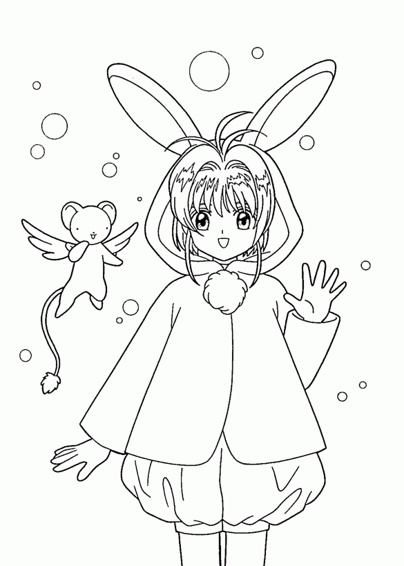 Cardcaptor Sakura – Kolorowanki dla dzieci (7)