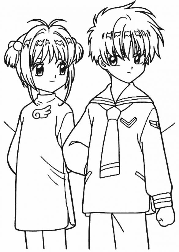 Cardcaptor Sakura – Kolorowanki dla dzieci (7)