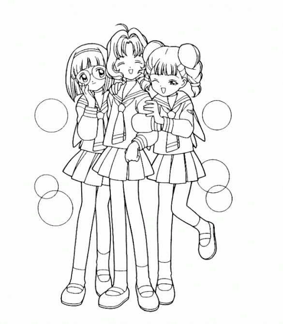 Cardcaptor Sakura – Kolorowanki dla dzieci (8)