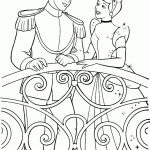 Kolorowanka Disney z księżniczką i księciem do wydrukowania.