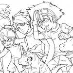 Kolorowanki Digimon dla dzieci do druku i zabawy.