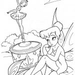 Kolorowanka wróżki Disney Fairies do wydrukowania dla dzieci.