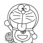 Kolorowanka Doraemon dla dzieci, do wydrukowania i pokolorowania.