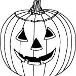 Kolorowanka dyni na Halloween do wydrukowania i pokolorowania.