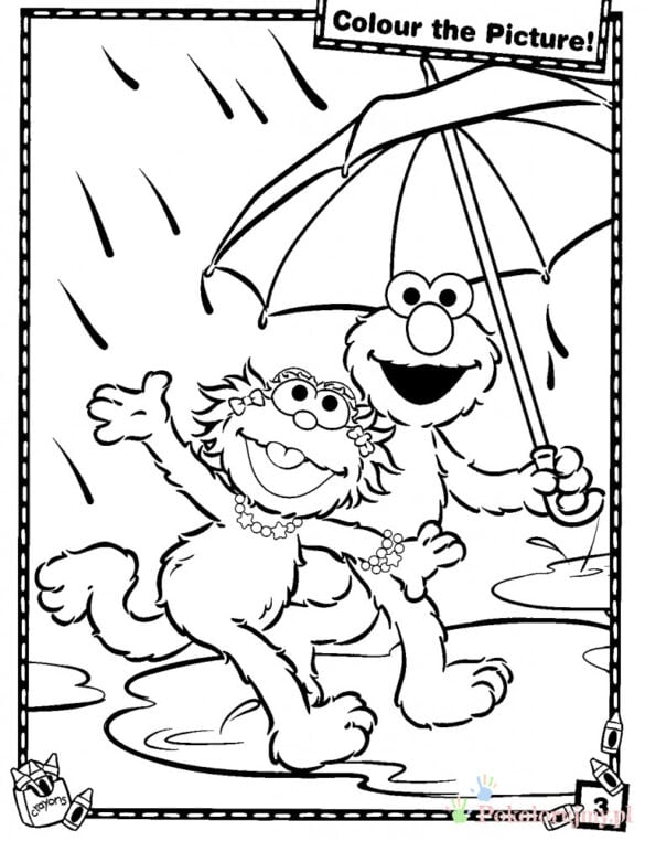 Elmo – Kolorowanki dla dzieci (1)