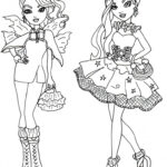 Kolorowanki do wydrukowania z postaciami z Ever After High.
