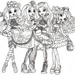 Kolorowanka Ever After High dla dzieci do druku i kolorowania.