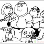 Postacie z serialu Family Guy do kolorowania dla dzieci.
