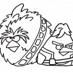 Kolorowanka Angry Birds do wydruku dla dzieci.