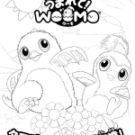 Kolorowanki do wydrukowania z postaciami Hatchimals dla dzieci.