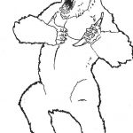 Kolorowanka King Kong do wydrukowania dla dzieci.
