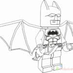 Kolorowanka Batman z nietoperzem do druku dla dzieci.