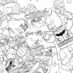Kolorowanki Lego Batman i superbohaterowie do druku dla dzieci.