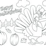 Dzięcioł z prezentem i dynie na Thanksgiving, do druku dla dzieci.