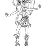Kolorowanka Equestria Girls do wydrukowania dla dzieci.