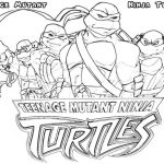 Kolorowanki do wydrukowania Teenage Mutant Ninja Turtles dla dzieci.